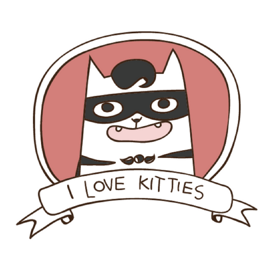 I Love Kitties Antonio Sticker