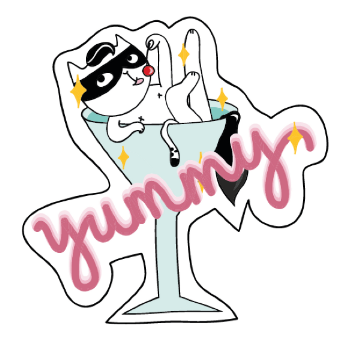 Yummy Antonio Sticker