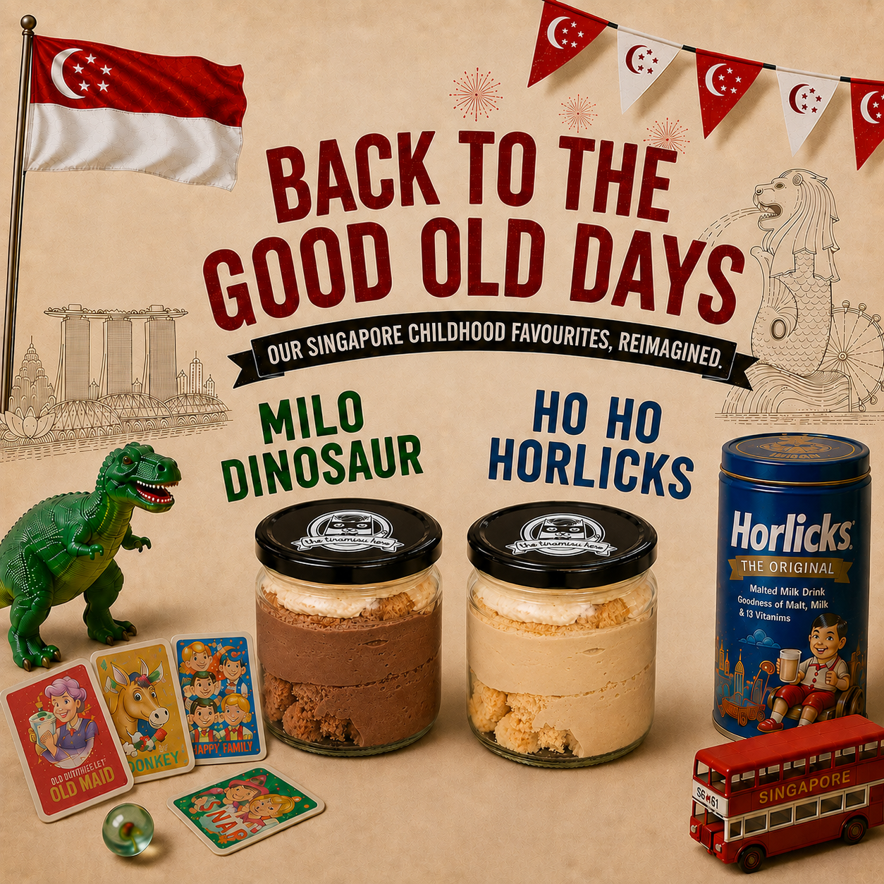 NDP 61: Milo Dinosaur × Ho Ho Horlicks Duo