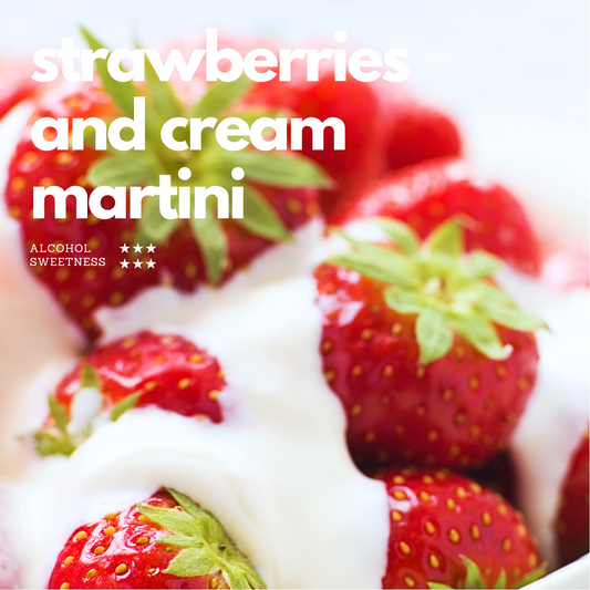 Strawberries and Cream Martini Tiramisu